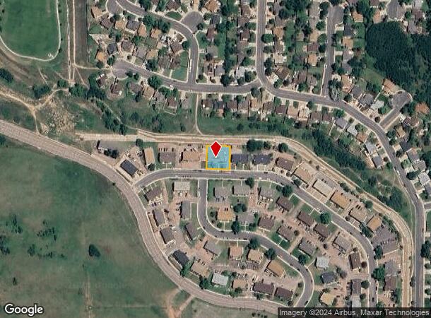  2365 Split Rock Dr, Colorado Springs, CO Parcel Map