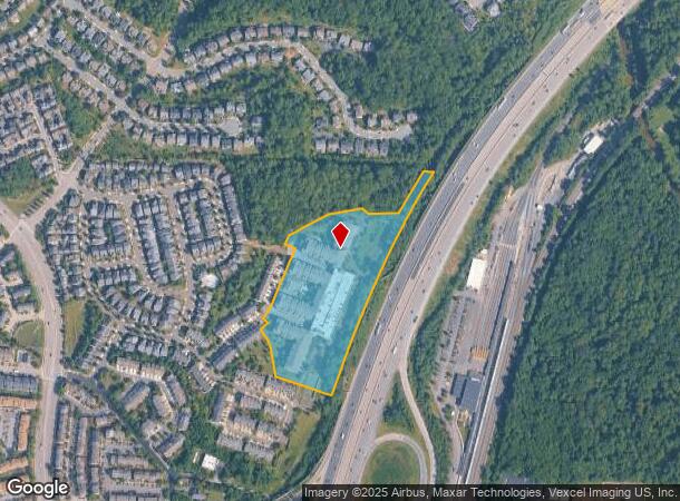  8120 Mccauley Way, Lorton, VA Parcel Map