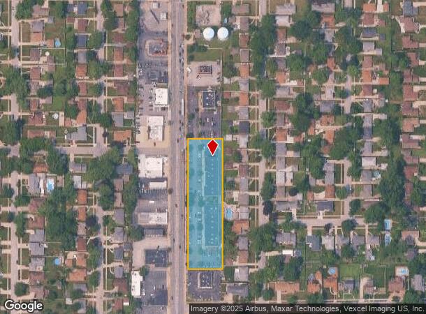 8135 Calumet Ave, Munster, IN Parcel Map