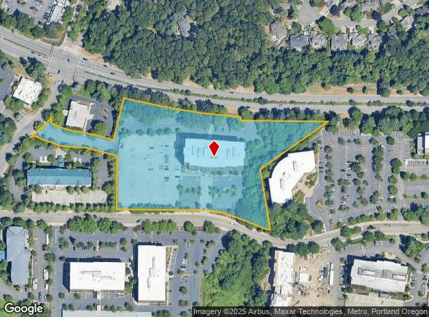  5885 Meadows Rd, Lake Oswego, OR Parcel Map