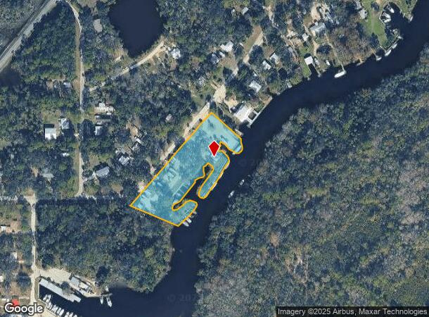 6621 Riverside Dr, Yankeetown, FL Parcel Map