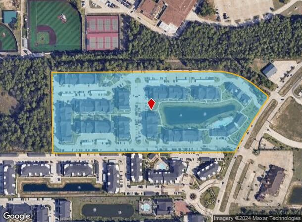  17571 W Lake Houston Pkwy, Humble, TX Parcel Map