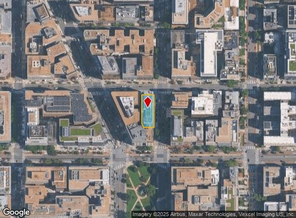 1050 17Th St Nw, Washington, DC Parcel Map