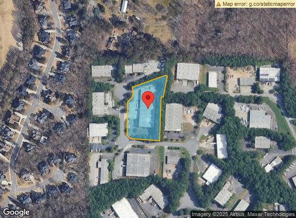  9345 Industrial Trce, Alpharetta, GA Parcel Map