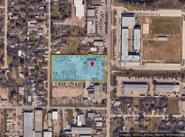 1633 S Peachtree Rd, Balch Springs, TX Parcel Map