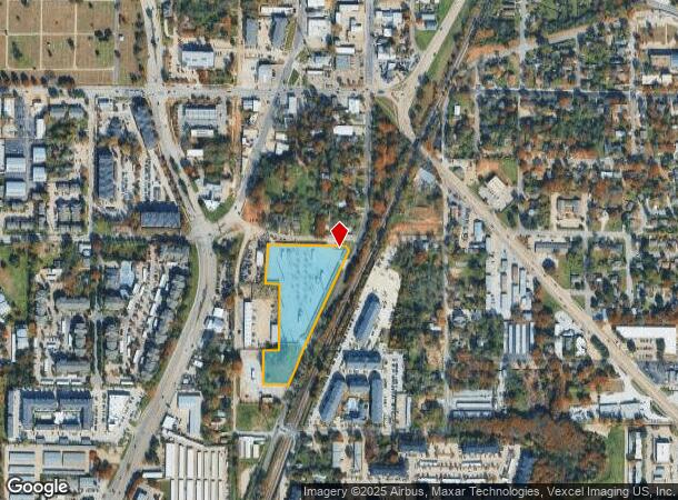 1150 S Locust St, Denton, TX Parcel Map