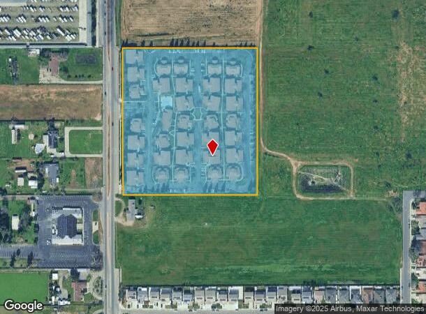 3626 N Blythe Ave, Fresno, CA Parcel Map