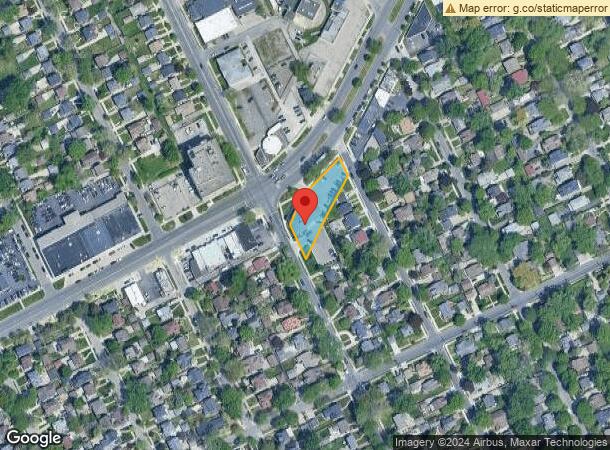  17108 Mack Ave, Grosse Pointe, MI Parcel Map