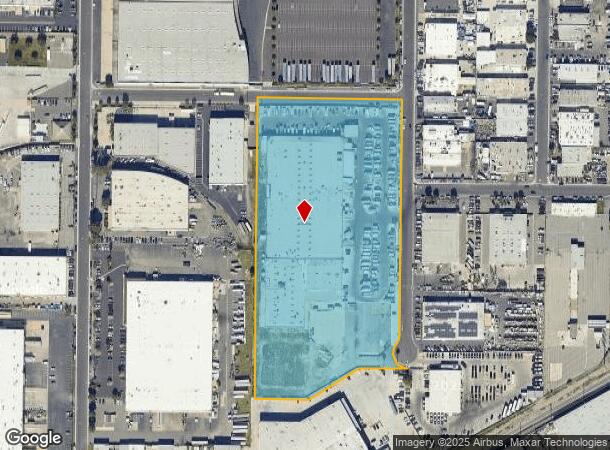  2530 S Birch St, Santa Ana, CA Parcel Map