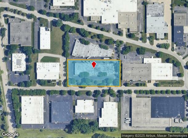 1444 Davis Rd, Elgin, IL Parcel Map