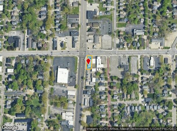  611 N Main St, Akron, OH Parcel Map