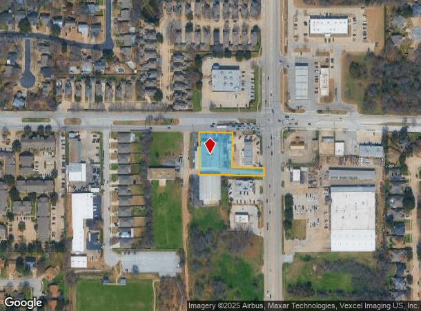 4120 Harwood Rd, Bedford, TX Parcel Map