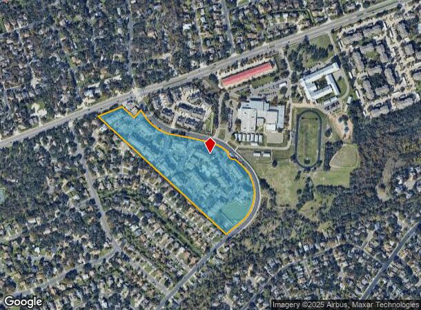 12800 Turtle Rock Rd, Austin, TX Parcel Map
