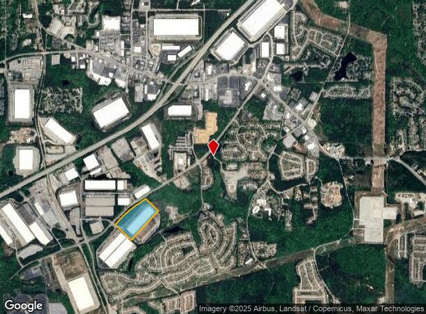  7280 Oakley Industrial Blvd, Fairburn, GA Parcel Map