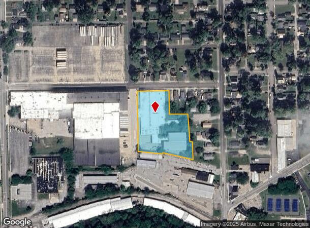  1120 N Main St, Elkhart, IN Parcel Map