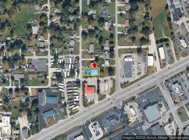  3621 Campbell St, Plainfield, IN Parcel Map