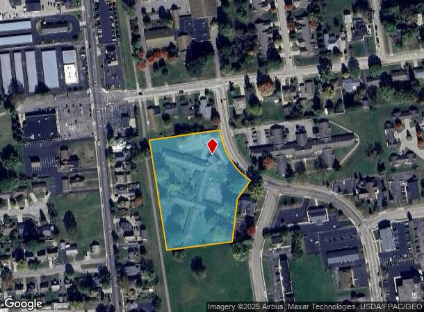  1384 N Monroe Dr, Xenia, OH Parcel Map