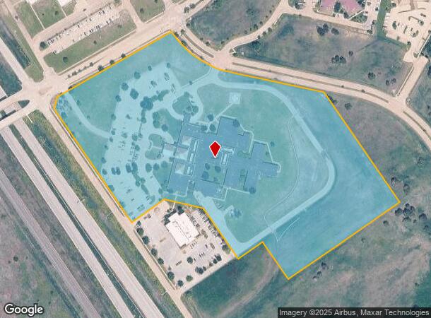 2201 W Lampasas St, Ennis, TX Parcel Map