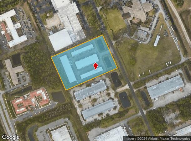  500 Fentress Blvd, Daytona Beach, FL Parcel Map