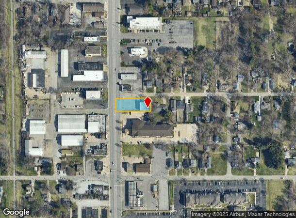  136 N Dixie Way N, South Bend, IN Parcel Map