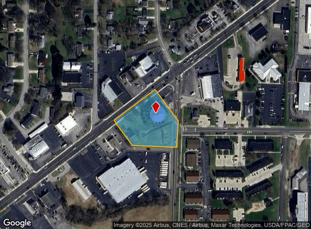  206 Claremont Ave, Ashland, OH Parcel Map