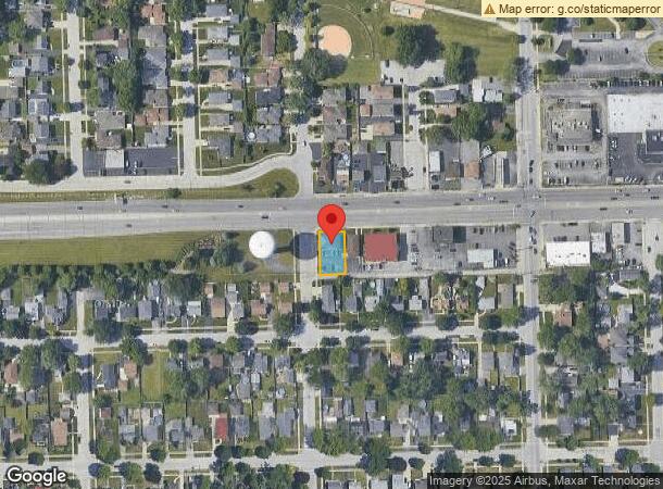  6837 W 95Th St, Oak Lawn, IL Parcel Map