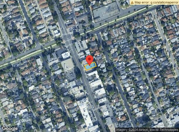  1124 N Hollywood Way, Burbank, CA Parcel Map