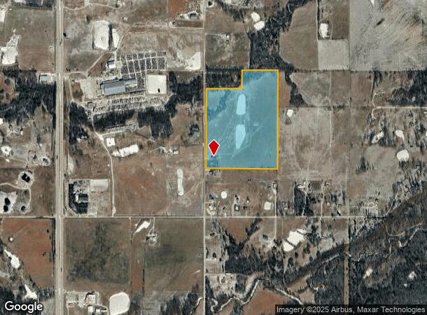 2820 N 205 Rd, Beggs, OK Parcel Map