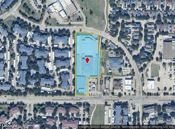  3737 Frankford Rd, Dallas, TX Parcel Map
