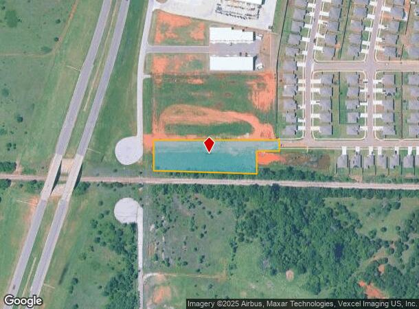  1233 E Ruger Ln, Mustang, OK Parcel Map