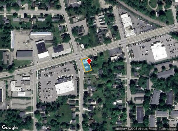 834 W Main St, Lowell, MI Parcel Map