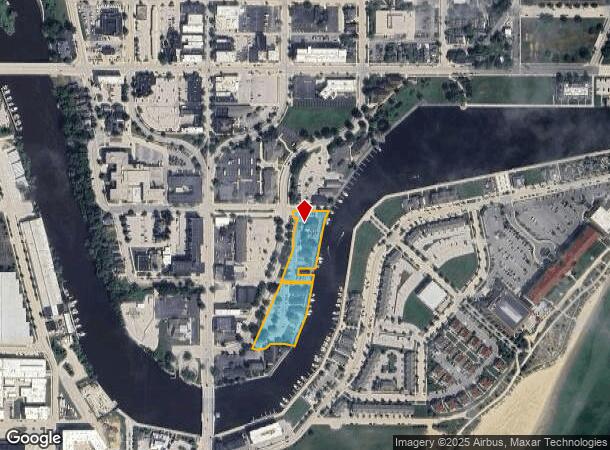  705 Riverfront Dr, Sheboygan, WI Parcel Map