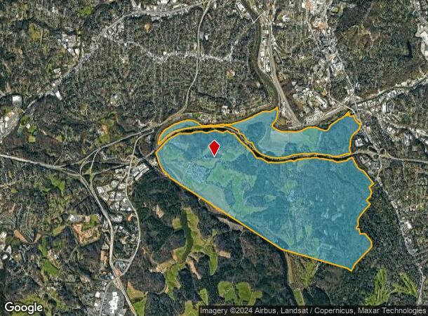  1 Antler Hill Rd, Asheville, NC Parcel Map