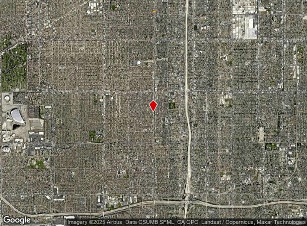  6211 S Vermont Ave, Los Angeles, CA Parcel Map