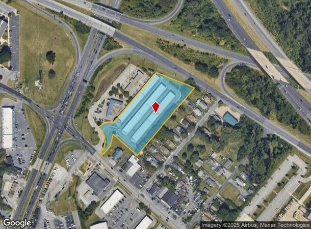 1100 N North Point Rd, Dundalk, MD Parcel Map