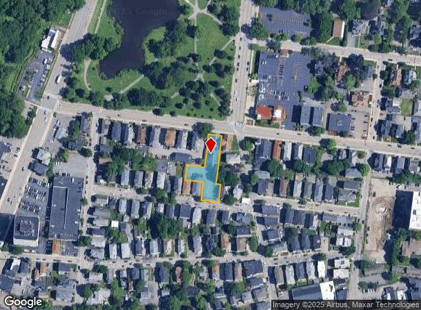  130 Elm St, Worcester, MA Parcel Map