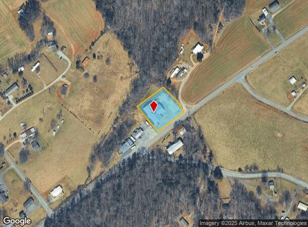  8136 Franklin St, Ferrum, VA Parcel Map
