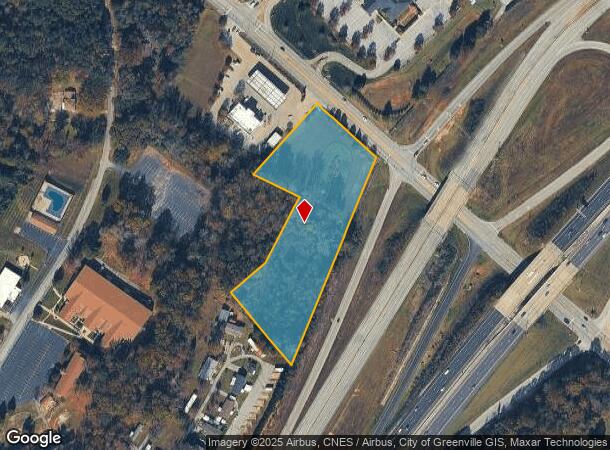 1605 Ne Main St, Simpsonville, SC Parcel Map