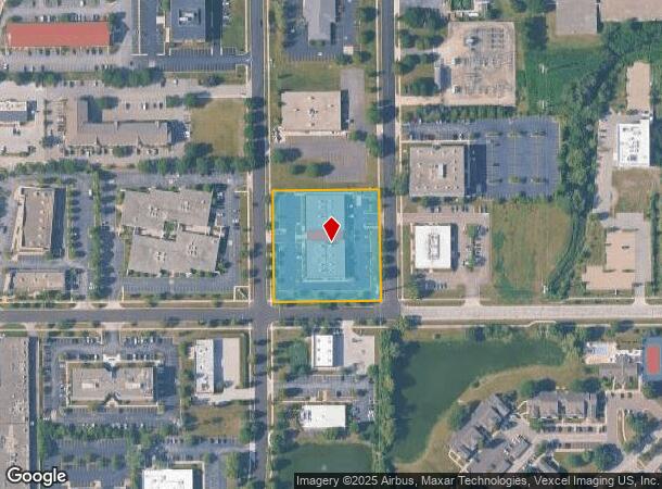 1548 Bond St, Naperville, IL Parcel Map