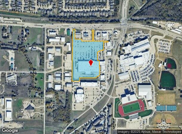 2608 W Fm 544, Wylie, TX Parcel Map