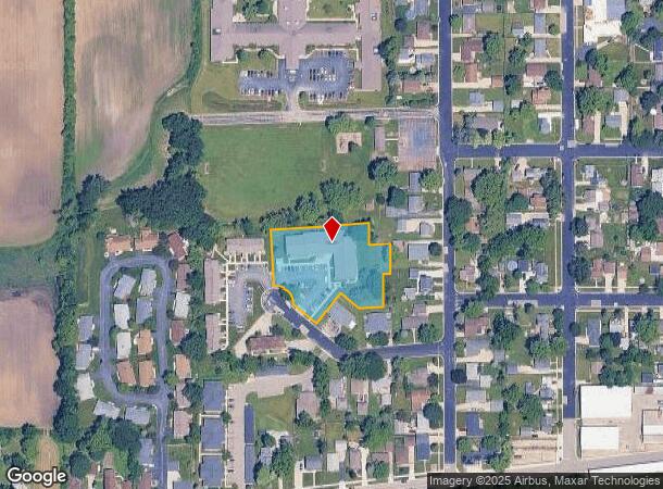  1380 Park Pl, Union Grove, WI Parcel Map