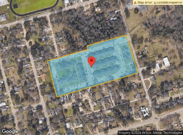  1101 S 7Th St, Conroe, TX Parcel Map