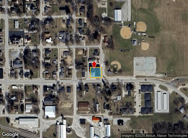  407 E Center St, Bourbon, IN Parcel Map