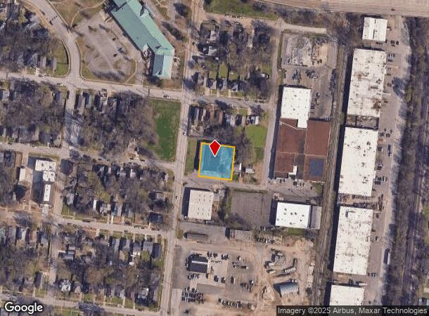  2634 Yale Ave, Memphis, TN Parcel Map