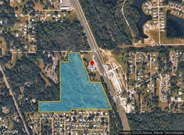 348 N Us Highway 1, Oak Hill, FL Parcel Map