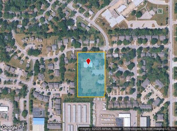  2141 Maple Ln, Lawrence, KS Parcel Map