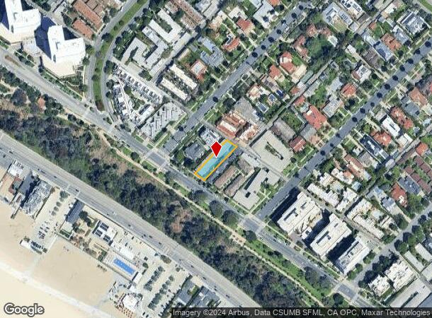  413 Ocean Ave, Santa Monica, CA Parcel Map