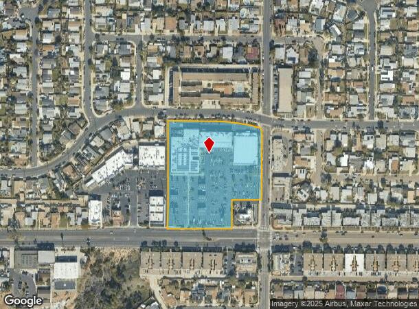  4760 Clairemont Mesa Blvd, San Diego, CA Parcel Map