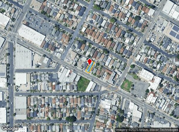  827 E Jefferson Blvd, Los Angeles, CA Parcel Map