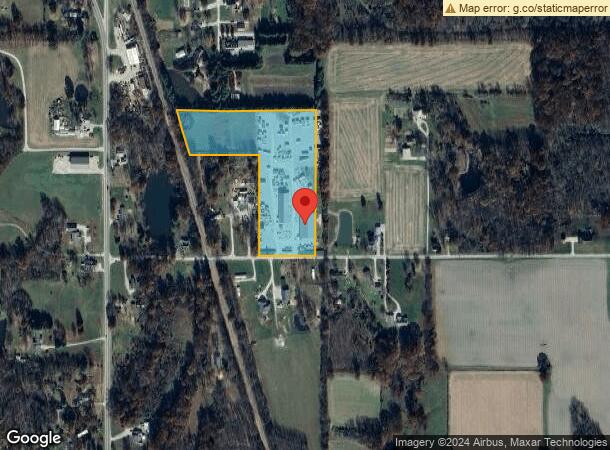  12800 W 250 N, Linton, IN Parcel Map